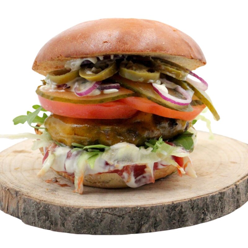 Classic Jalapeño Burger w zestawie z ziemniakami