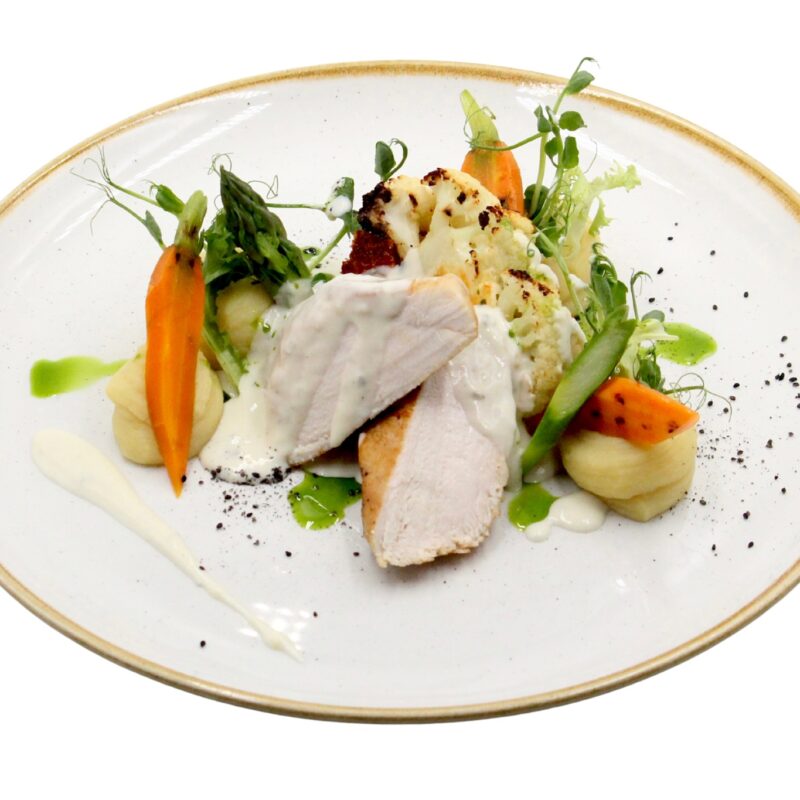 Pierś z kurczaka w sosie gorgonzola