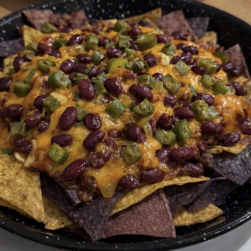 Nachos z cheddarem