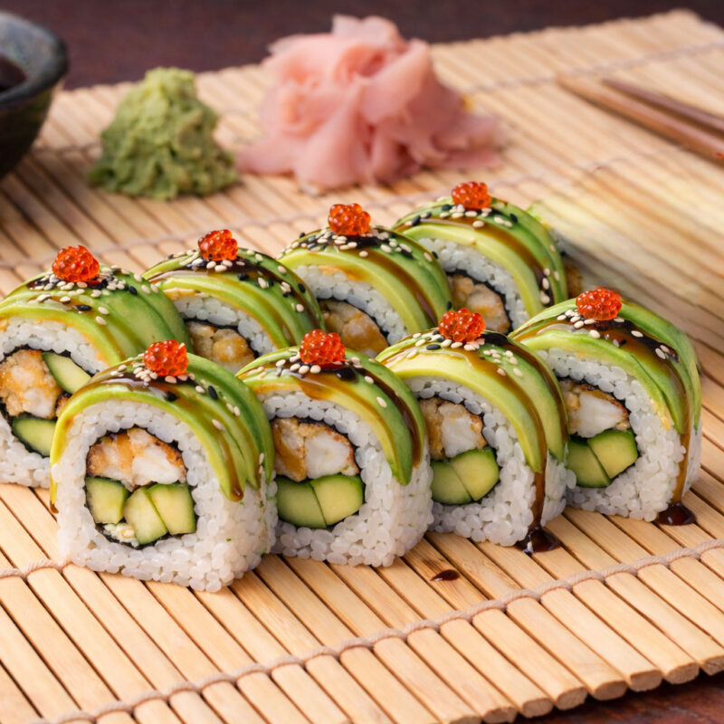 Dragon roll 8 szt.